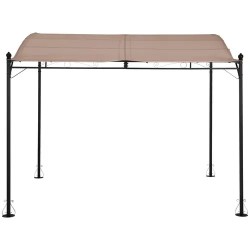 Uniprodo terassipaviljonki 2,6 x 3 m beige