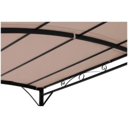Uniprodo terassipaviljonki 2,6 x 3 m beige