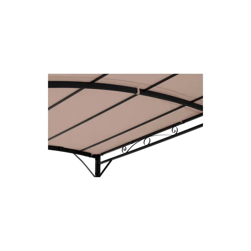 Uniprodo terassipaviljonki 2,6 x 3 m beige