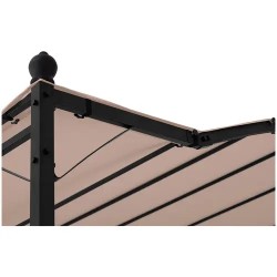 Uniprodo terassipaviljonki 2,6 x 3 m beige