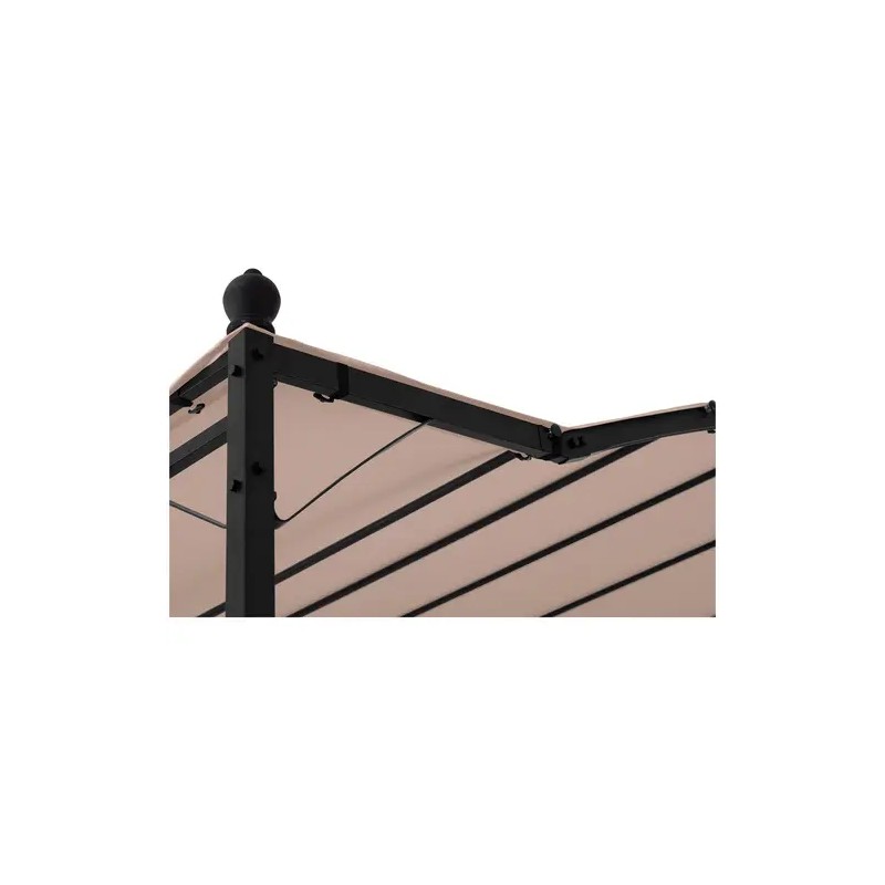 Uniprodo terassipaviljonki 2,6 x 3 m beige