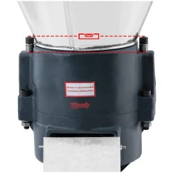 Pelletipressi 7500 W 200-300 kg/h Ø 200 mm 2 rullaa