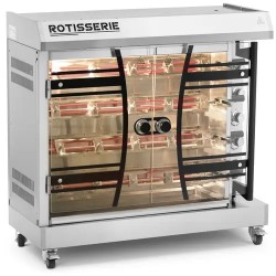 Royal Catering sähköinen kanagrilli 4 vartaata 8000 W