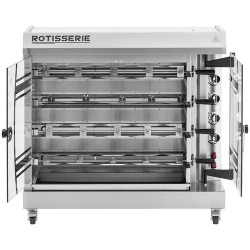 Royal Catering sähköinen kanagrilli 4 vartaata 8000 W