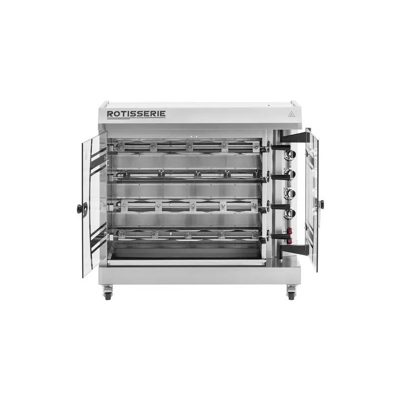 Royal Catering sähköinen kanagrilli 4 vartaata 8000 W