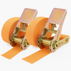Kuormansidontaliinat 2 kpl 6 m 1000 kg oranssi polyesteri