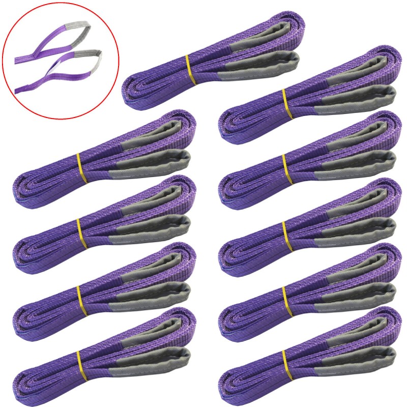 Nostovyö 10 kpl, 1000 kg, violetti, 2 m, polyesteri