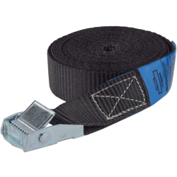 Kuormansidontaliinat 10 kpl, musta, polyesteri, 6 m, 25 mm, 250 daN
