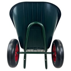 TRUTZHOLM kaksipyöräinen kottikärry 100 l, 160 kg, PU-pyörät teräsvanteilla