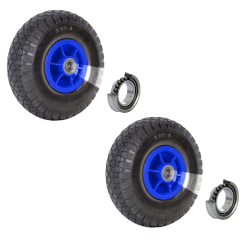TRUTZHOLM säkärin pyörät 2 kpl 260 x 85 mm 3 00 4 4PR 120 kg muovivanne