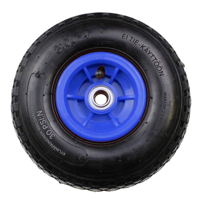 TRUTZHOLM säkärin pyörät 2 kpl, 260 x 85 mm, 3.00-4, 4PR, 120 kg, muovivanne
