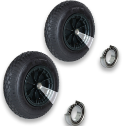 Kottikärryn pyörät 2 kpl 4 80 4 00 8 4PR akseli 200 kg