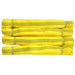 TrutzHolm® pyörönostoliinat 4 kpl, 3000 kg, keltainen, 4 m ympäryspituus