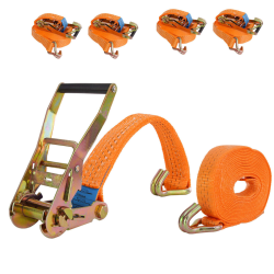 TrutzHolm kuormansidontaliinat 4 kpl 6 m 3 tonnia 35 mm polyesteri oranssi
