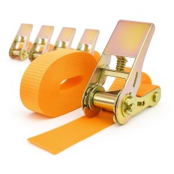 TRUTZHOLM kuormansidontaliinat 5 kpl räikkä 6 m 1000 kg 25 mm oranssi