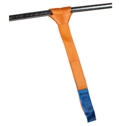 Kiinnityssilmukat 8 kpl, kaksilenkkiset, 1750 daN, 450 mm, oranssi, polyesteri