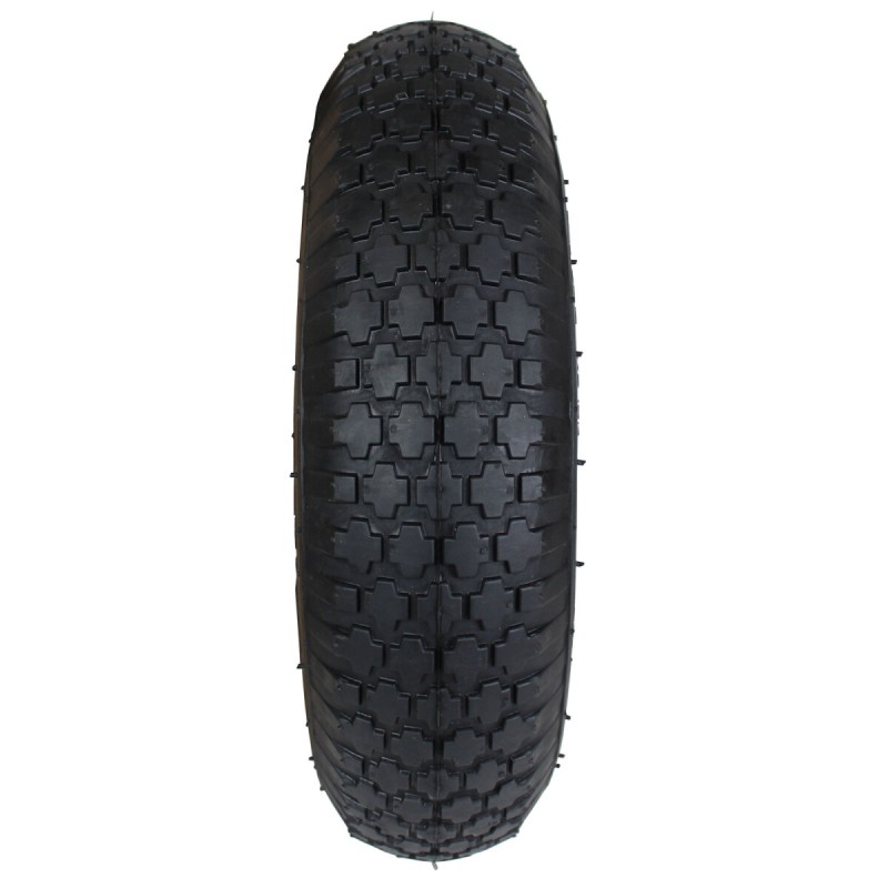 Kottikärryn varapyörä 4.80/4.00-8, akseli, 4PR, vihreä muovivanne, 200 kg