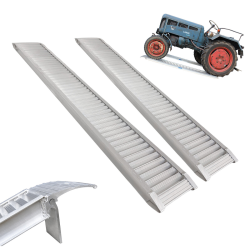 TRUTZHOLM 2 kpl alumiiniset ajosillat 200 cm 2000 kg autoille ja koneille