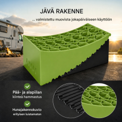 TRUTZHOLM tasausramppi 2 kpl, 13,5 t, 32 x 15 x 11 cm ja 19 x 15 x 8 cm, muovi