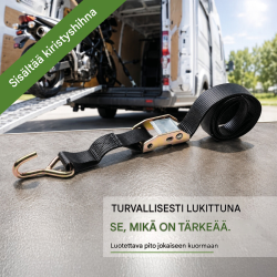 TRUTZHOLM taitettava alumiinir­amppi 305 cm, 272 kg, moottoripyörälle