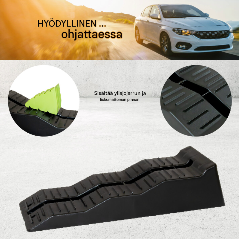 TRUTZHOLM ajoluiskat 2 kpl, muovi, 56 x 20 x 13 cm, 5 t, kolme korkeutta