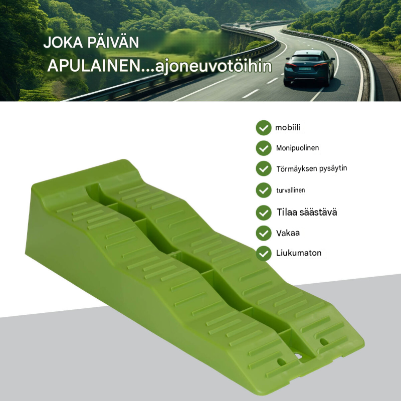 TRUTZHOLM-ajokiilat 2 kpl, 5 t, 60 x 20 x 12 cm, muovi, 3 korkeutta