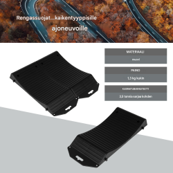 Renkaan suojat 4 kpl, 49 x 21 x 6 cm, enintään 18 tuuman renkaille, kantolaukku