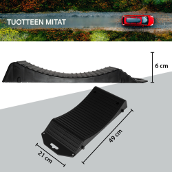Renkaan suojat 4 kpl, 49 x 21 x 6 cm, enintään 18 tuuman renkaille, kantolaukku