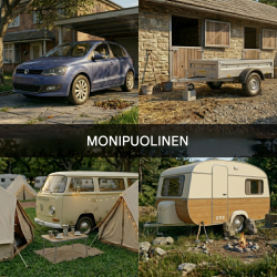 TRUTZHOLM pyöräkiilat 4 kpl, musta muovi, 1,5 t paria kohden, 18 x 9 x 9,5 cm