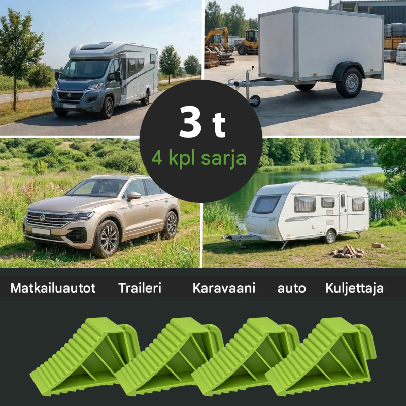 TRUTZHOLM rengaskiilat 4 kpl, vihreä, 21 x 8 x 10 cm, 3 t