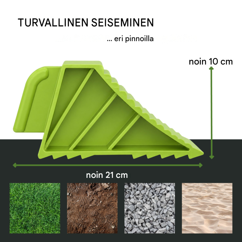 TRUTZHOLM rengaskiilat 4 kpl, vihreä, 21 x 8 x 10 cm, 3 t