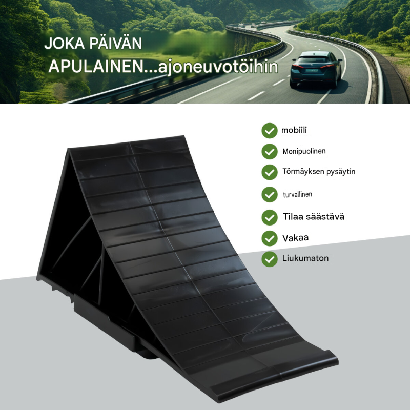TRUTZHOLM pyöräkiilat 4 kpl pidikkeillä, 3 t, muovi, 22 x 9 x 11 cm