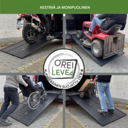 DREIBREIT by TRUTZHOLM lastaussilta 215 cm, taitettava, alumiini, 1 020 kg
