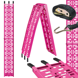 TRUTZHOLM taitettava alumiiniramppi pink 228 cm 340 kg