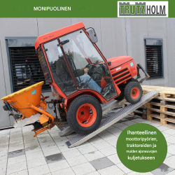 TRUTZHOLM ajorampit 2 kpl, alumiini, 250 cm, kantavuus 1000 kg