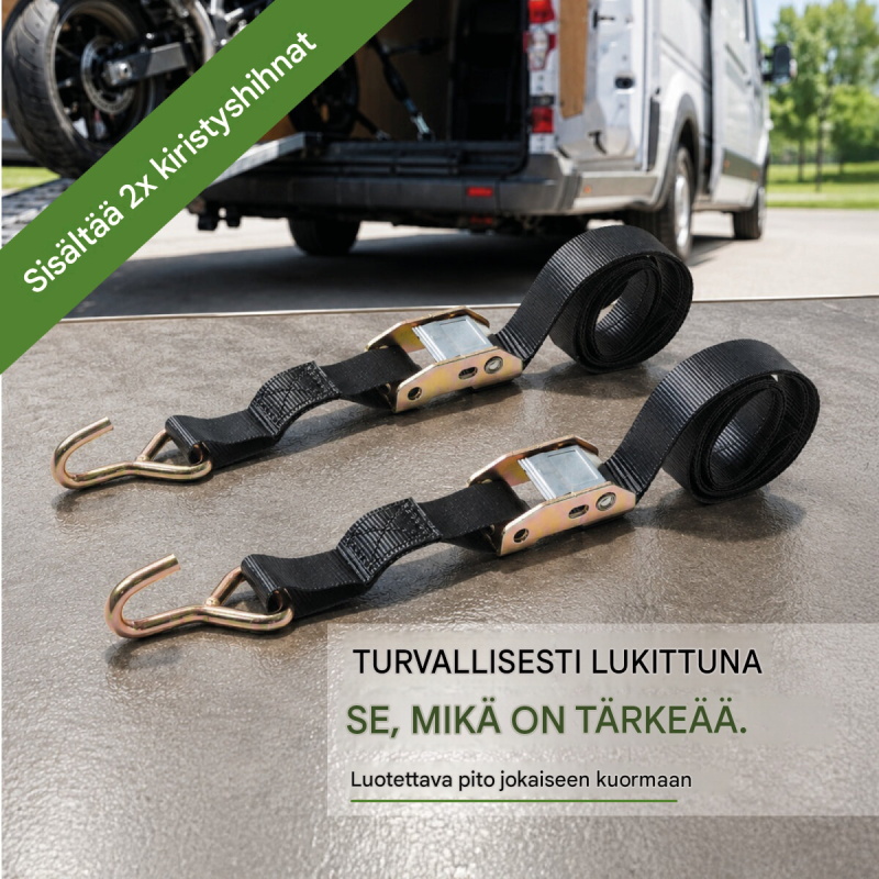 TRUTZHOLM ajoluiskat 2 kpl, taitettavat, alumiini, 228 cm, 680 kg, oliivinvihreä