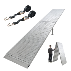 TRUTZHOLM alumiininen kuormausramppi 400 cm 70 cm taitettava 400 kg