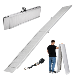 TRUTZHOLM taittuva lastausramppi 307 cm alumiini 450 kg moottoripyörille