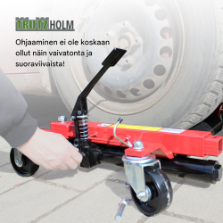 Hydraulinen siirtohallinosturi 4 kpl, 680 kg, renkaille enintään ca. 30 cm