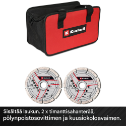 Einhell TP-MA 36/30 Li BL akkuseinäurajyrsin, 36 V, urasyvyys 5–30 mm