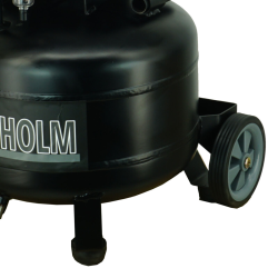 TRUTZHOLM hiljainen pystysuuntainen kompressori 36 l, 900 W, 8 bar, tarvikkeilla