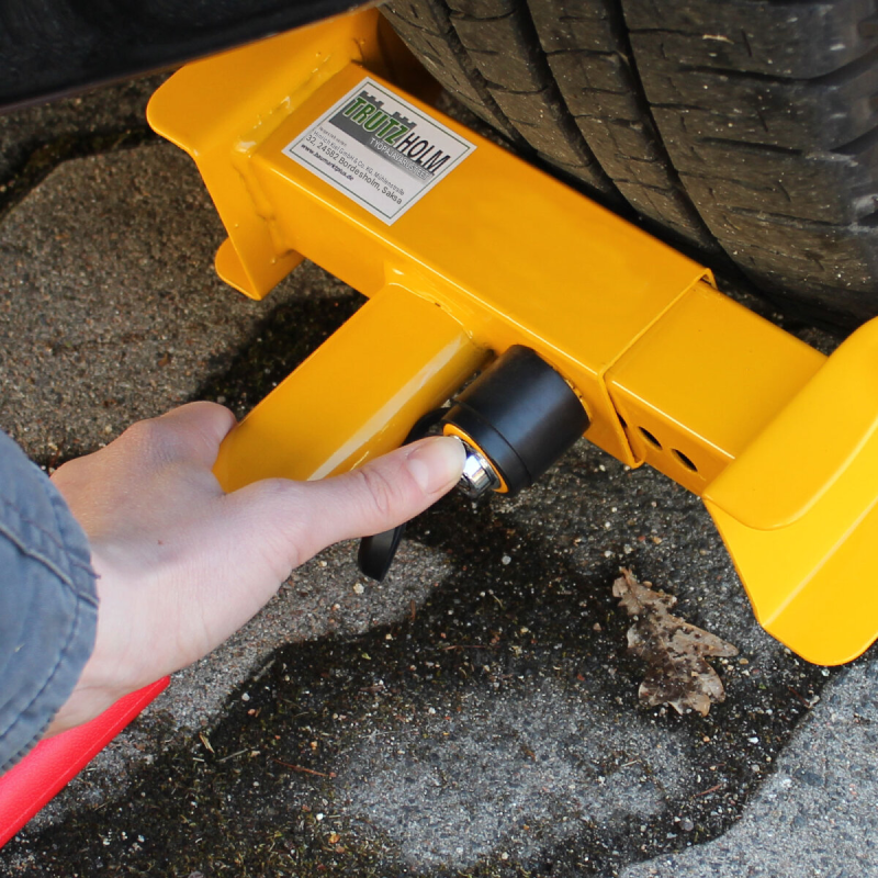 Rengaskynnet 2 kpl, turvalukko, 17–27,5 cm renkaat, teräs, keltainen ja punainen