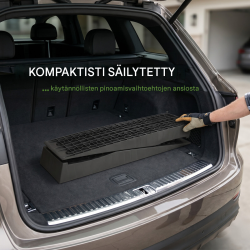 TRUTZHOLM-ajoluiskat 2 kpl, muovi, 700 x 200 x 80 mm, 3000 kg paria kohti