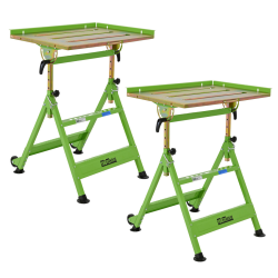 TRUTZHOLM hitsauspöytä 2 kpl teräs taitettava korkeus 77 5 92 5 cm kantavuus 150 kg