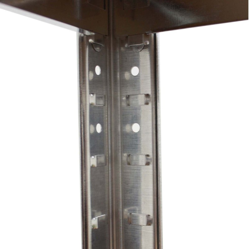 Raskas säilytyshylly 2 kpl, sinkitty metalli, 5 MDF-tasoa, 180 x 90 x 40 cm, 875 kg