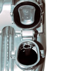 Metallikanisteri 3 kpl, 20 l, hopea, joustava kaatonokka, bensiini ja diesel