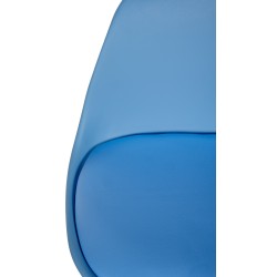 Corbin pyöreä baarijakkara keinonahkapäällysteellä ja jalkatuella