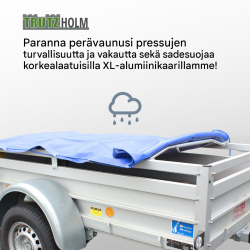 Perävaunun tasopeitteen tuet 4 kpl, alumiini, XL, 1320–2100 mm