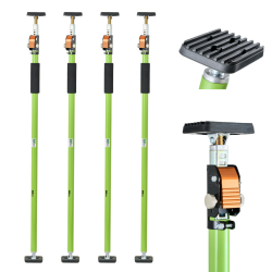 TRUTZHOLM teleskooppituki 4 kpl 160 290 cm enintään 60 kg säädettävät painelevyt