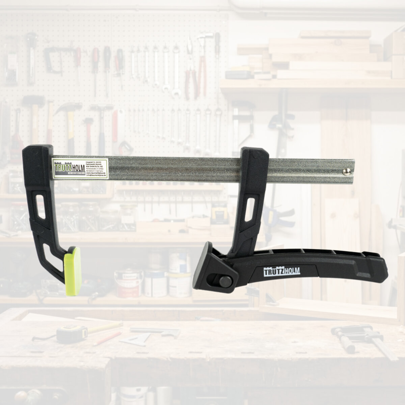 TRUTZHOLM yhden käden puristin 4 kpl, 80 kg, 16 cm, alumiini